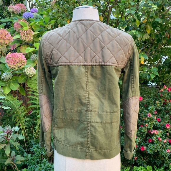 *SOLD* Madewell Quilted Jacket Olive Green Sz XS - Picture 3 of 8